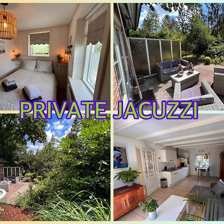 Free Standing Vacation House Garden, Private Jacuzzi, Veluwe Woods Lägenhet Voorthuizen Exteriör bild